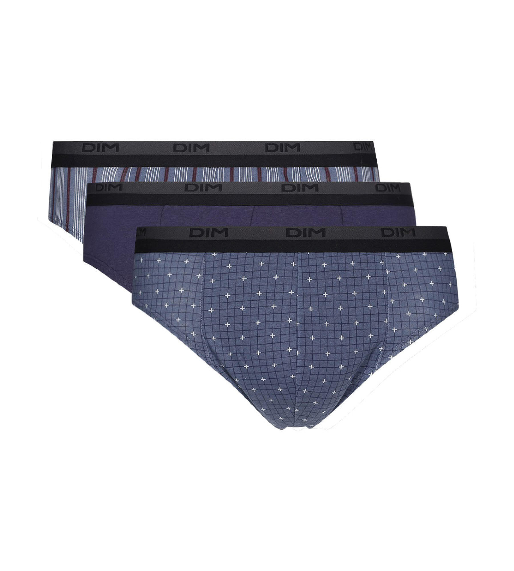 Lot de 3 Slips Homme Coton Print 3/6