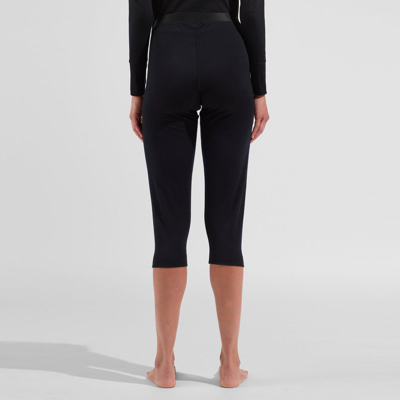 ODLO Baselayer Driekwartsbroek MERINO 200 Sportbroek ZWART S 4/7