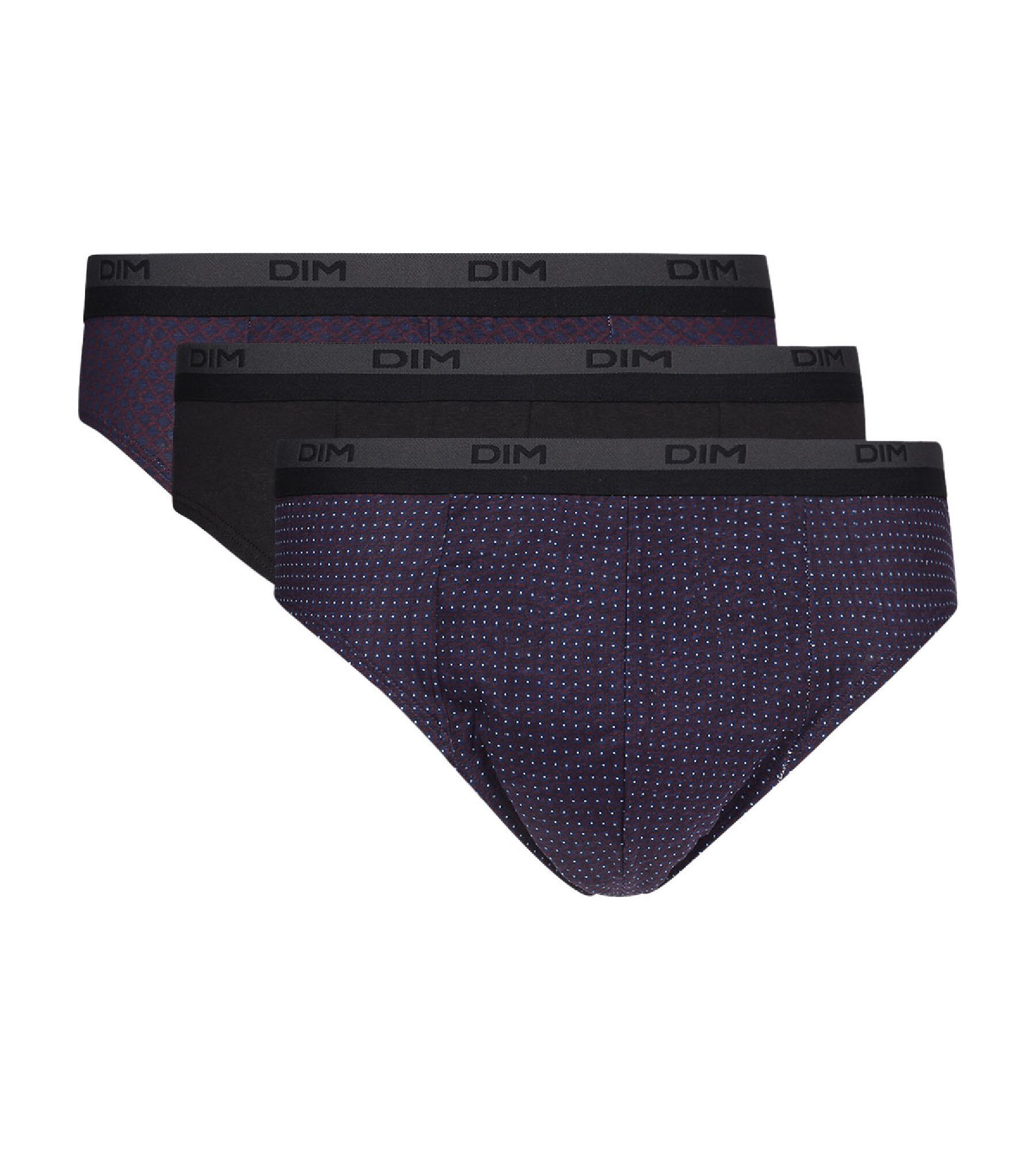 Lot de 3 Slips Homme Coton Print 3/6