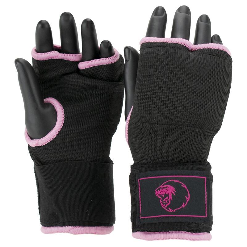 Guantes interiores de espuma - Negro/Rosa