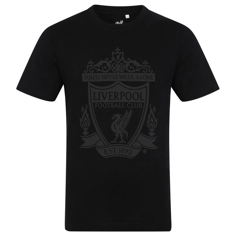 Liverpool logo t-shirt adulto - nero