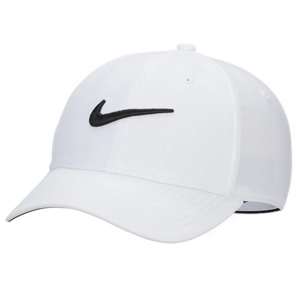 NIKE Nike Dri-FIT Club Adjustable Cap WHITE/BLACK