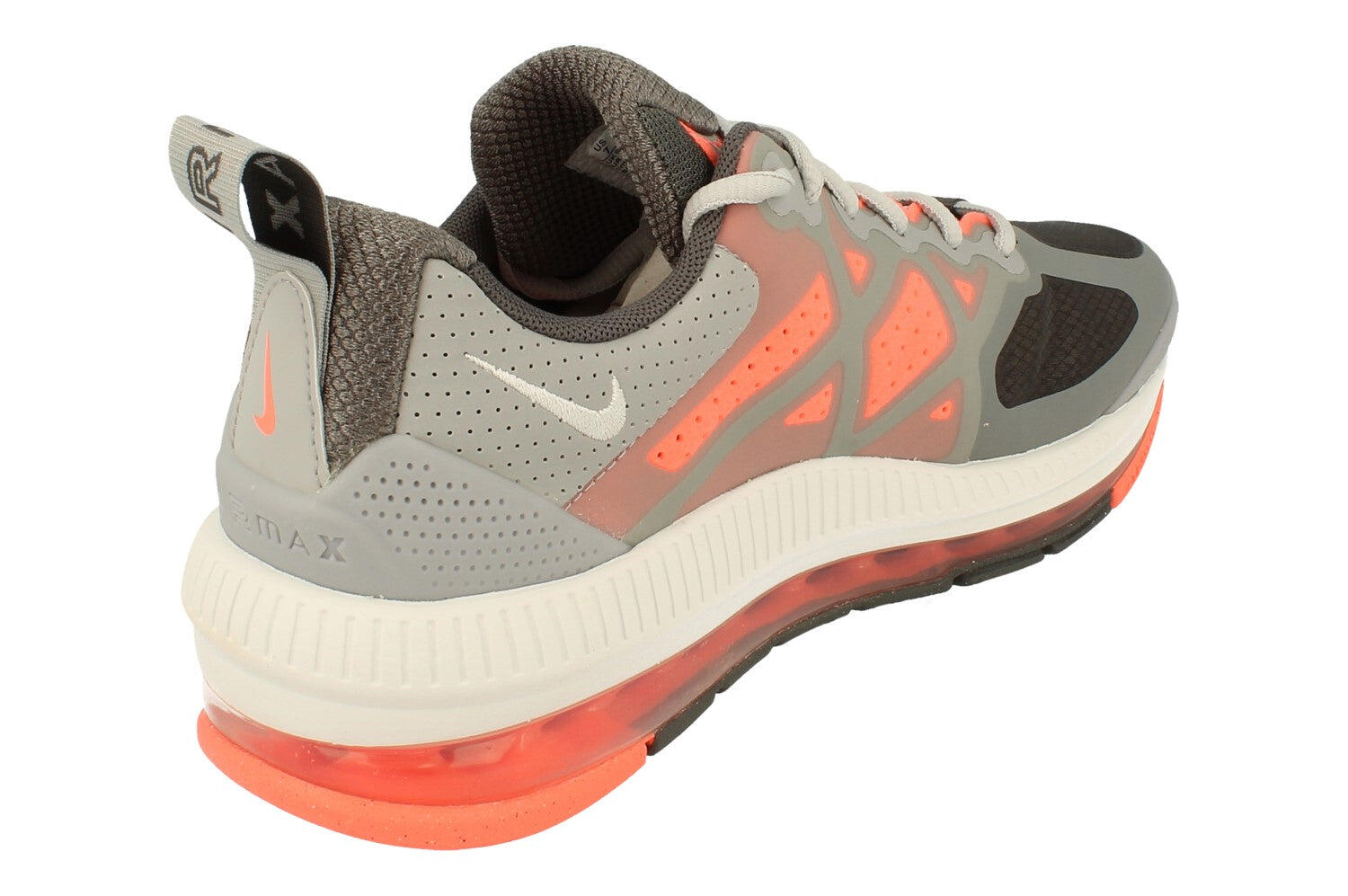 scarpe - camminata - uomo - ammortizzate - grigio/mango 3/5