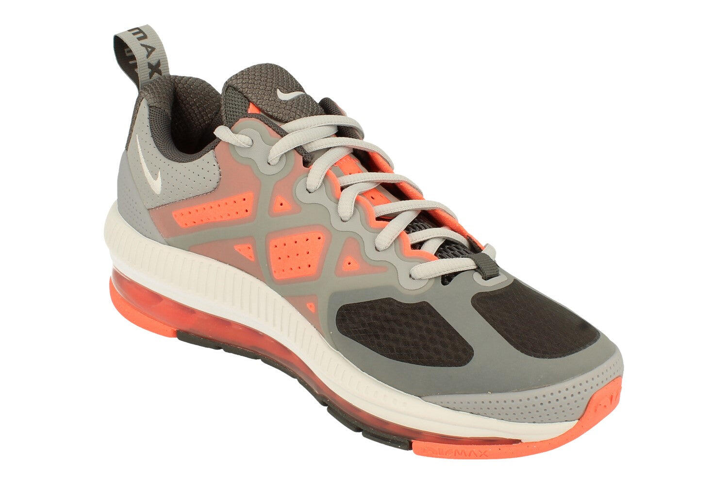 scarpe - camminata - uomo - ammortizzate - grigio/mango 4/5