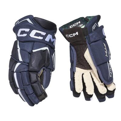 Guanti da hockey Jetspeed FTW da donna per adulti neri/bianchi 355 cm