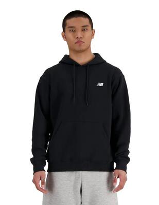 Felpa Con Cappuccio Regolare Manica Lunga Uomo New Balance Nero