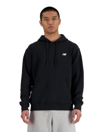 Felpa Con Cappuccio Regolare Manica Lunga Uomo New Balance Nero