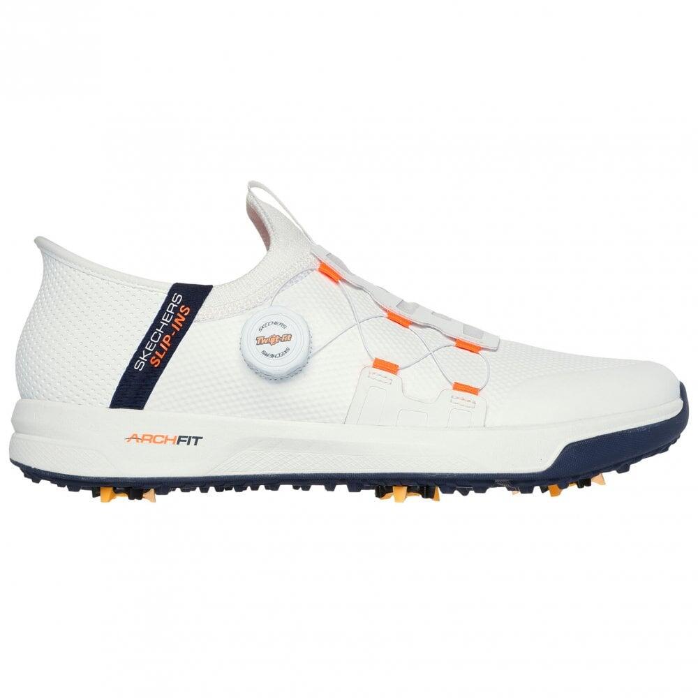Skechers GO GOLF ELITE VORTEX Slip Ins - White/Navy 1/5