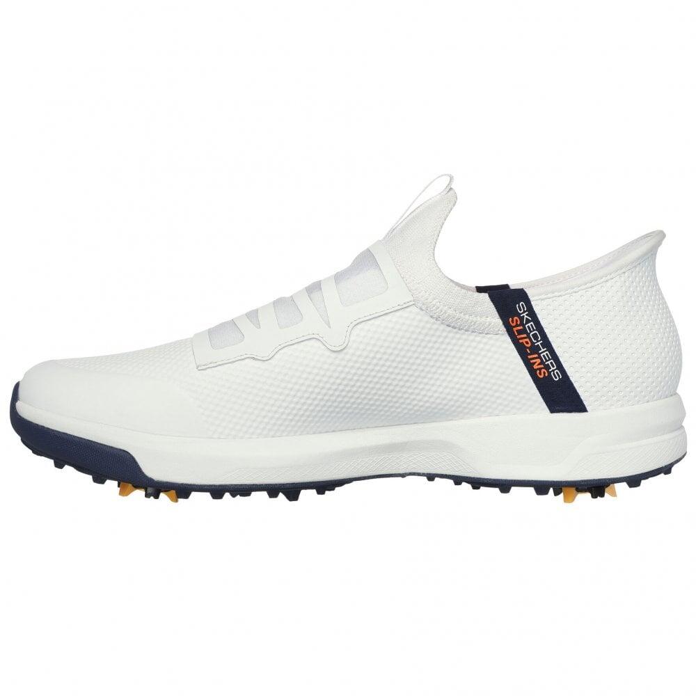 Skechers GO GOLF ELITE VORTEX Slip Ins - White/Navy 4/5