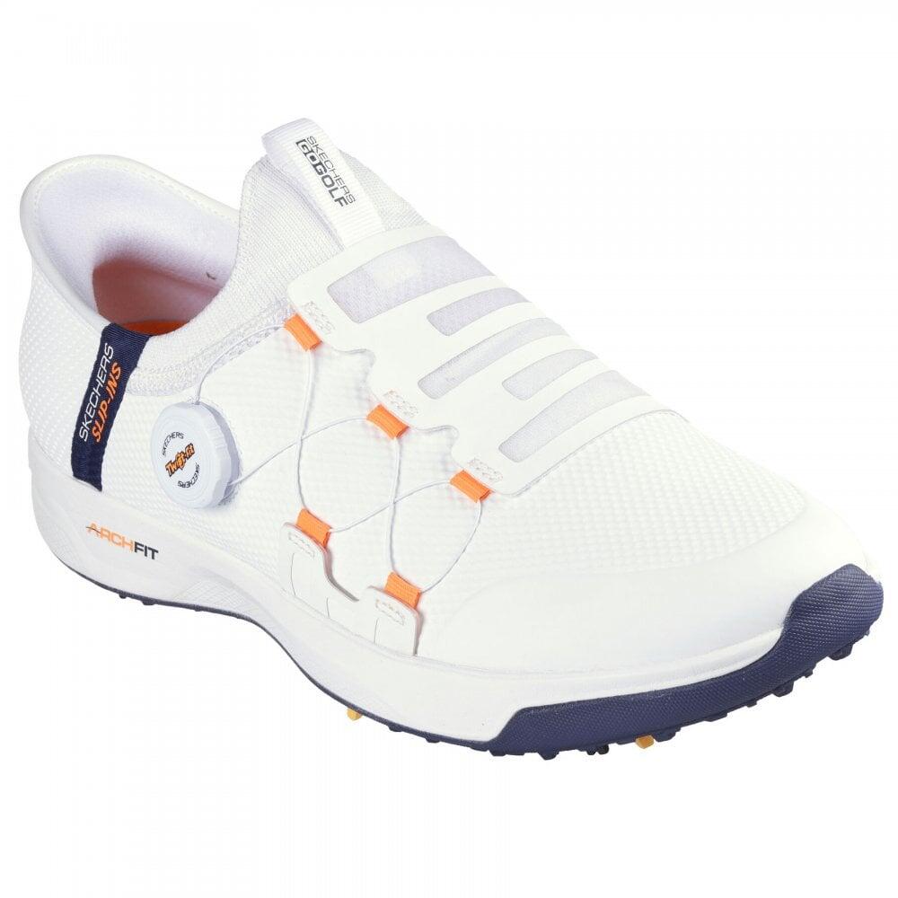 Skechers GO GOLF ELITE VORTEX Slip Ins - White/Navy 5/5