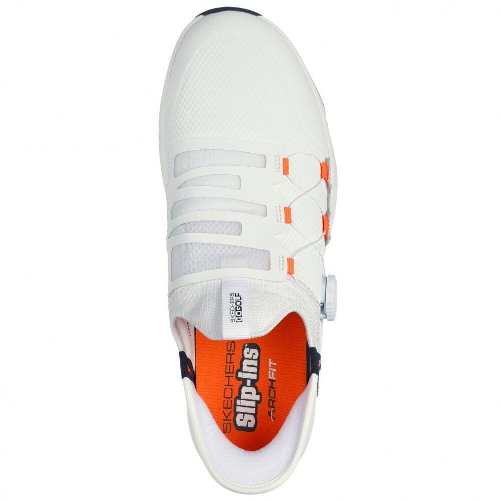 Skechers GO GOLF ELITE VORTEX Slip Ins - White/Navy 2/5