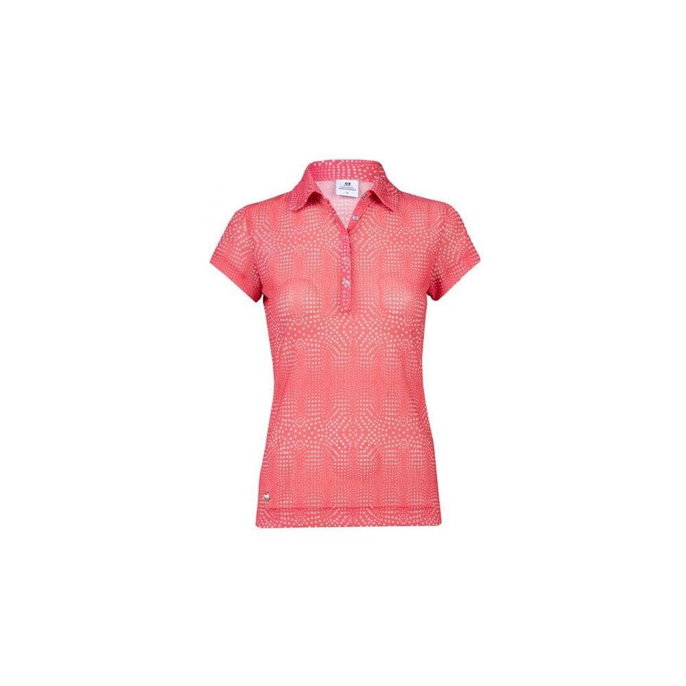 DAILY SPORTS AGGIE MESH 3/4/S POLO SHIRT - Watermelon 1/2