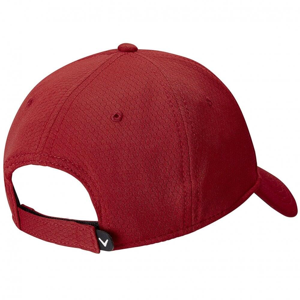 Casquette Baseball Callaway Ajustable Homme Rouge - Taille L/XL - Logo Brodé
