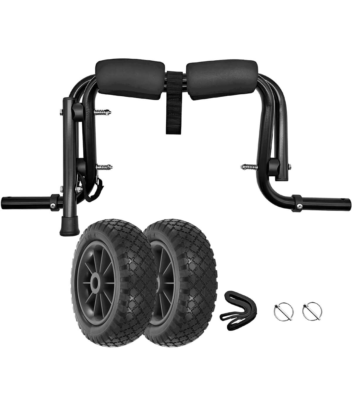Carrello Kayak Universale Mini Kol Outdoor CKU02 - Alluminio, Ruote PU 8" 50 kg 4/7