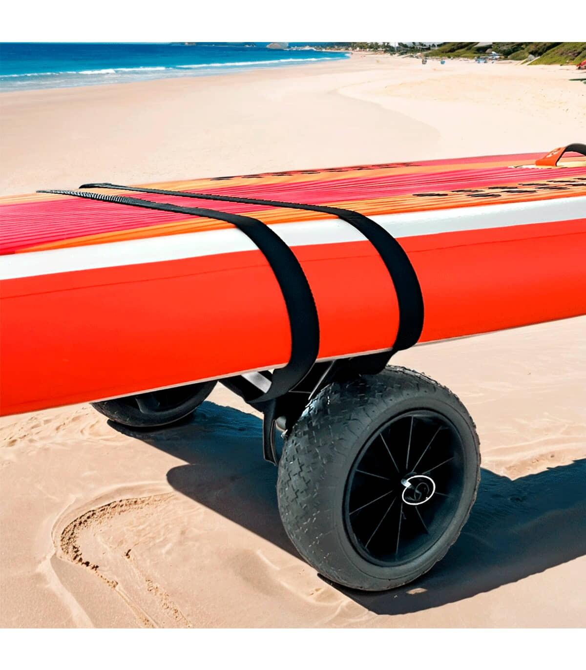 Carrello Kayak Universale Mini Kol Outdoor CKU02 - Alluminio, Ruote PU 8" 50 kg 2/7