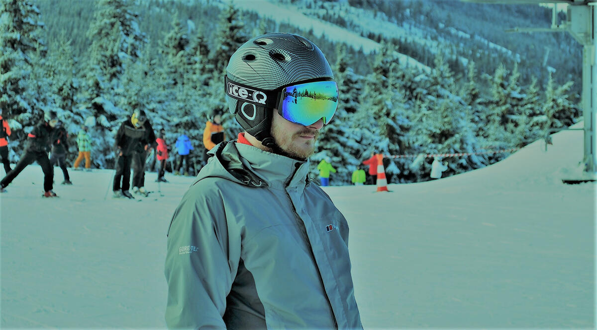 Gogle narciarskie dla dorosłych Ice-Q Cortina 2, Anti-slip, OTG na okulary 6/7