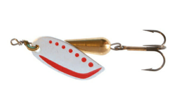 STUCKI FISHING Cuore Stucki Brauen Original 3 Cucchiaino rotante 14 g argento/rosso (ottone)