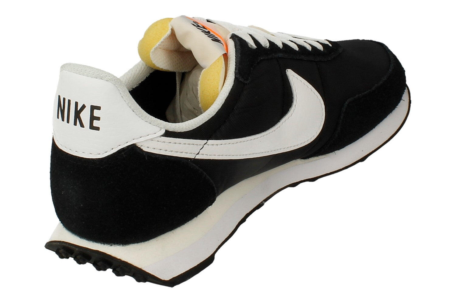 Nike Waffle Trainer 2 Black White 3/5