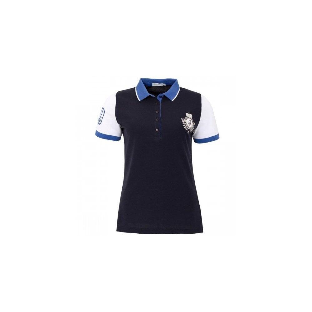 Green Lamb CILLA CRESTED POLO WHT-NVY 1/1