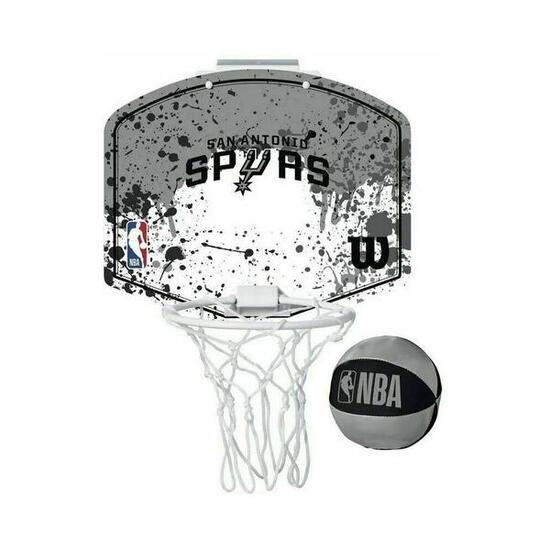Ensemble De Mini Panier De Basket SAN ANTONIO SPURS Enfant (Gris)