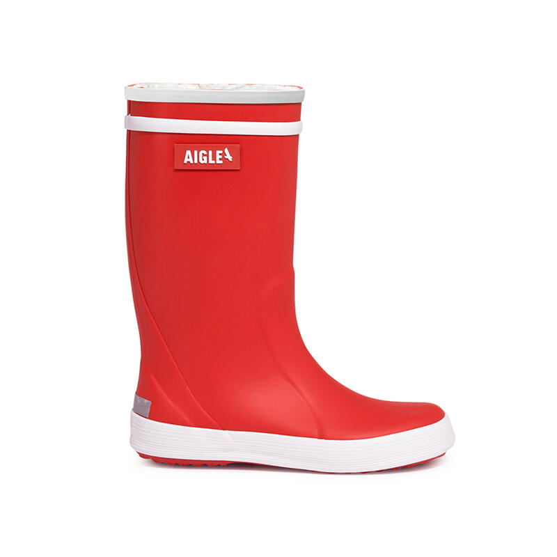 Bottes de pluie fourrées LOLLY POP FUR UNISEX rouge