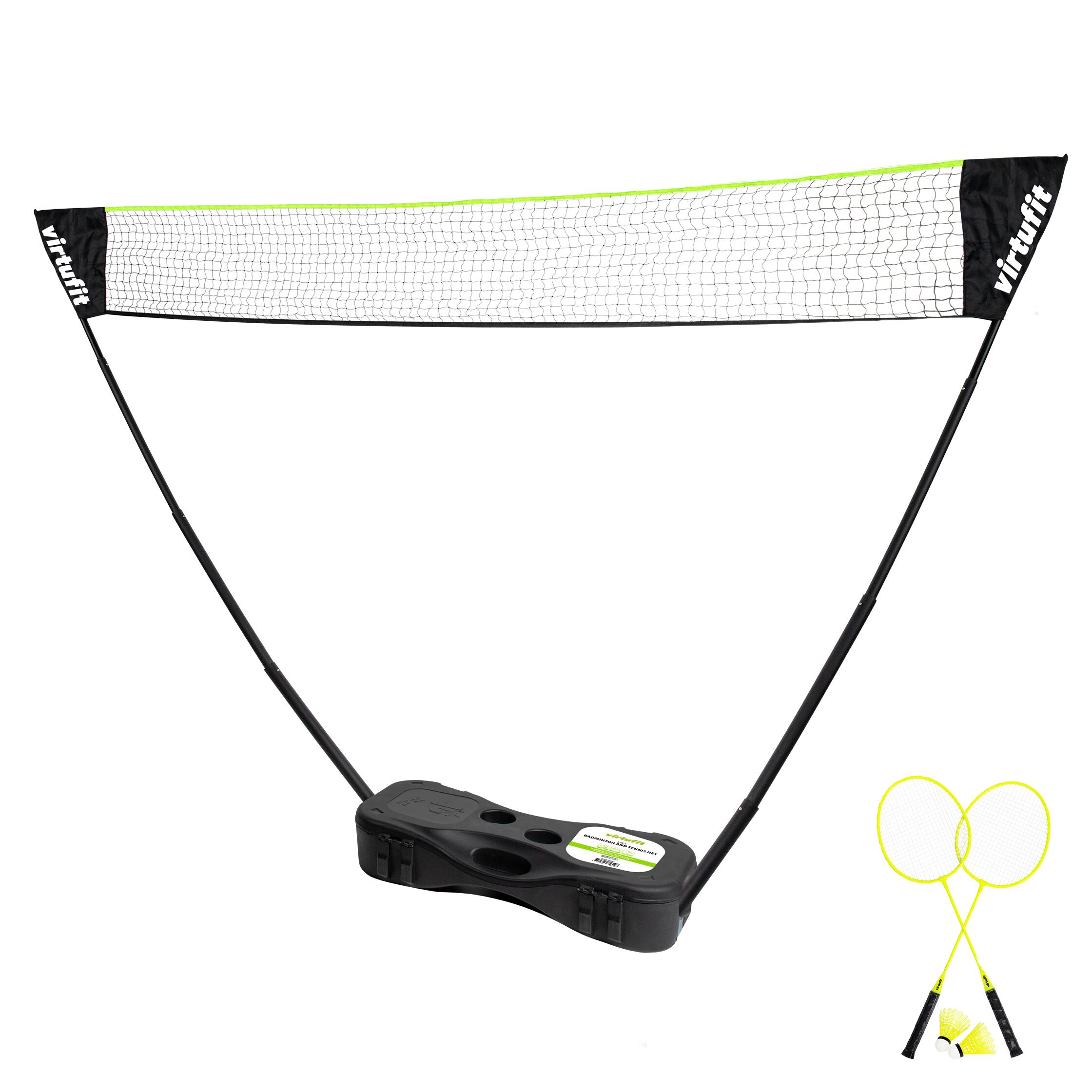 Set da badminton e tennis portatile 2 in 1 - Incluso custodia e racchette 2/8