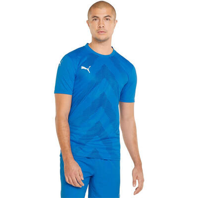 T-shirt puma teamglory jersey, blauw, mannen