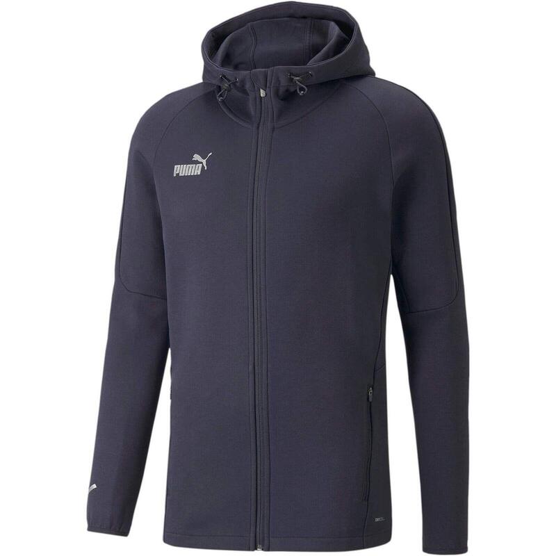 Sudadera Puma Teamfinal Casuals Hooded Jkt, Azul, Hombre