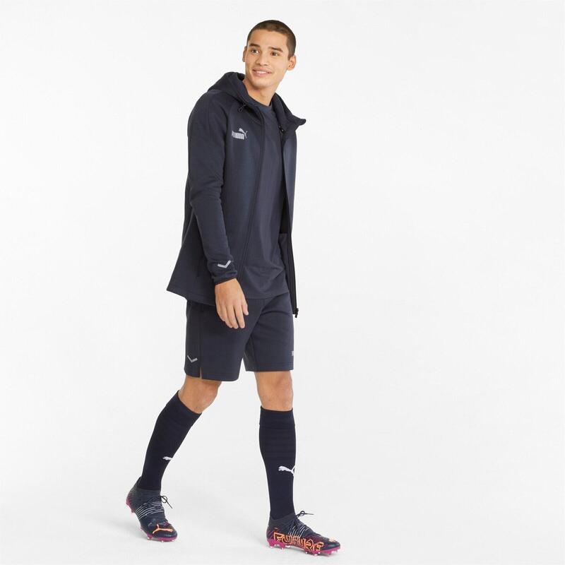 Pulóver Puma Teamfinal Casuals Hooded Jkt, Kék, Férfiak