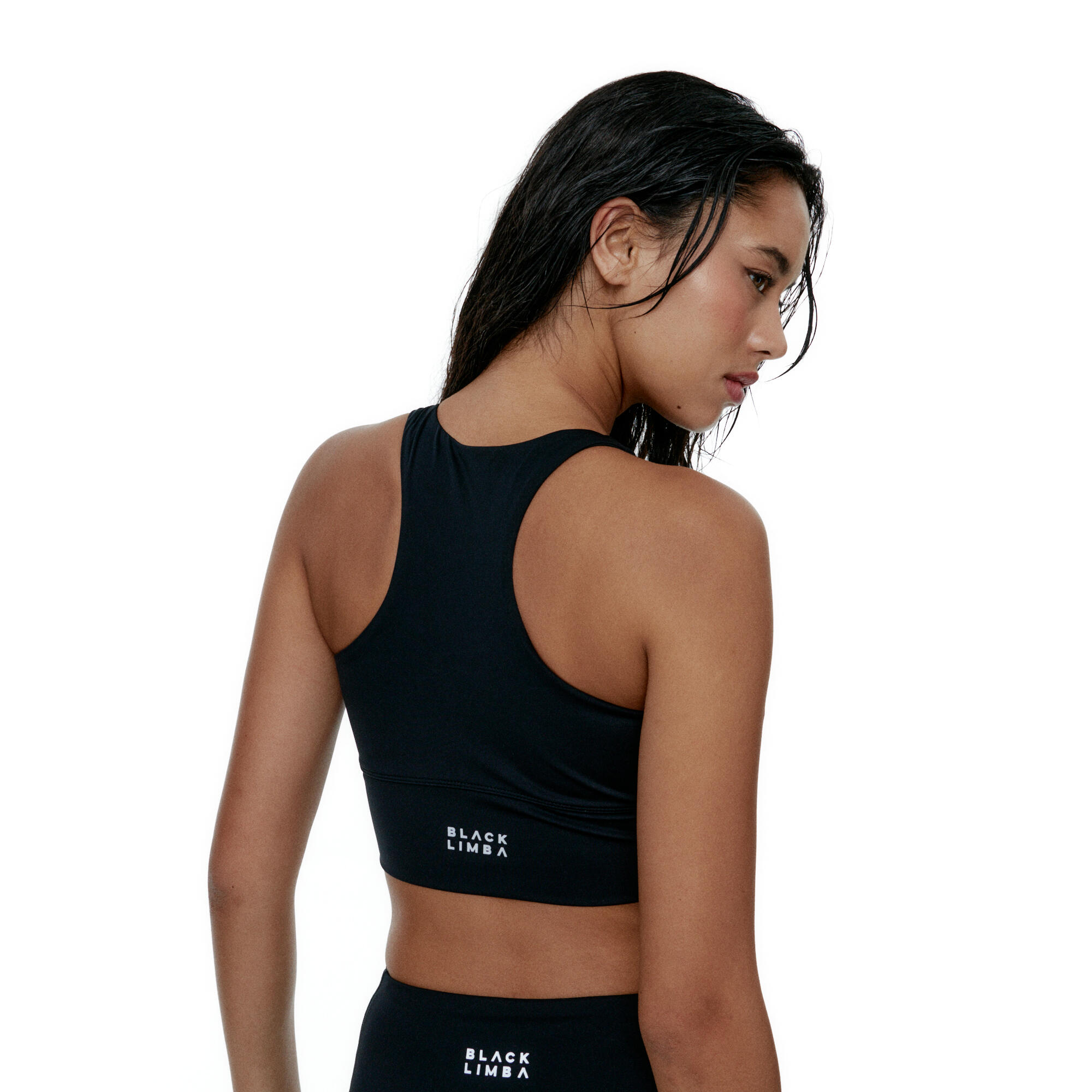 Ensemble de sport Top+Legging Diardi Compression pour femmes Black Limba 5/7