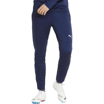 Broek puma teamfinal training pants. blauw. mannen