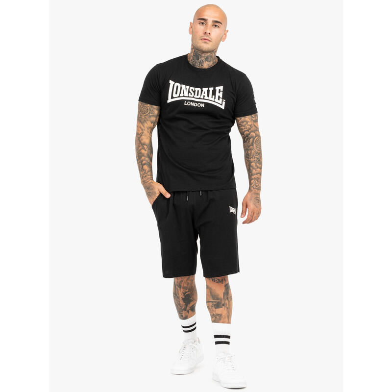 LONSDALE Heren T-shirt & shortset regular fit MOY