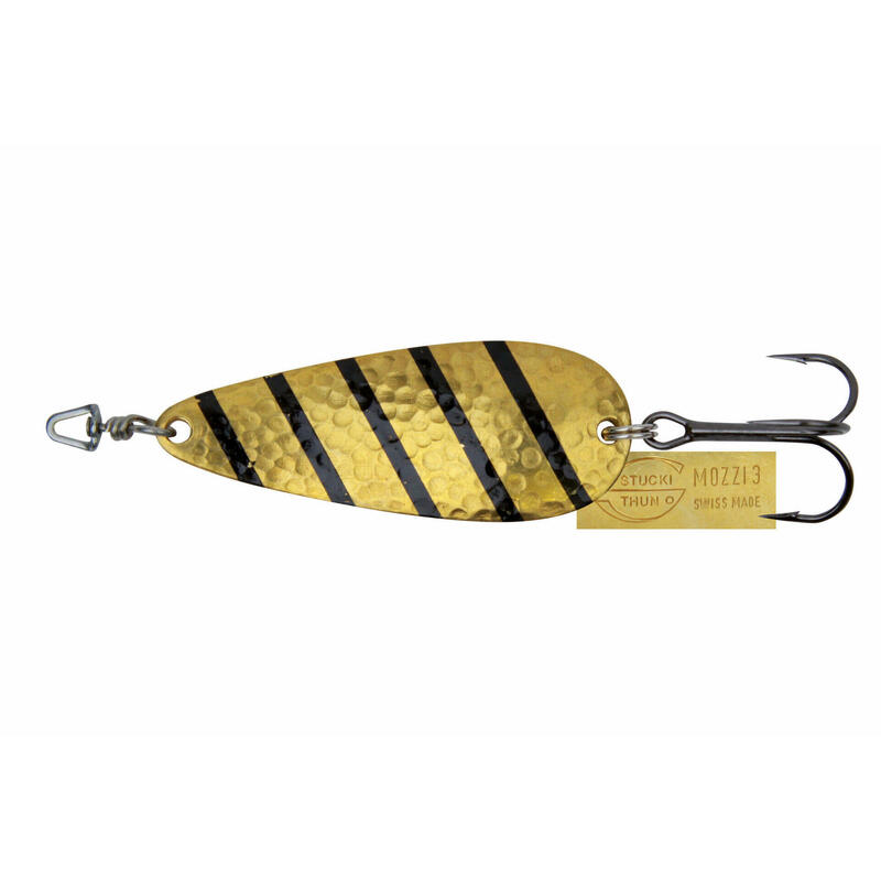 Spinnerbait - Stucki MOZZI 3 - brass/black stripes