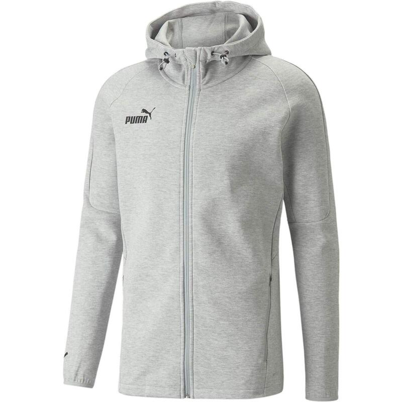 Kap Puma Teamfinal Casuals Hooded Jkt, Grijs, Mannen