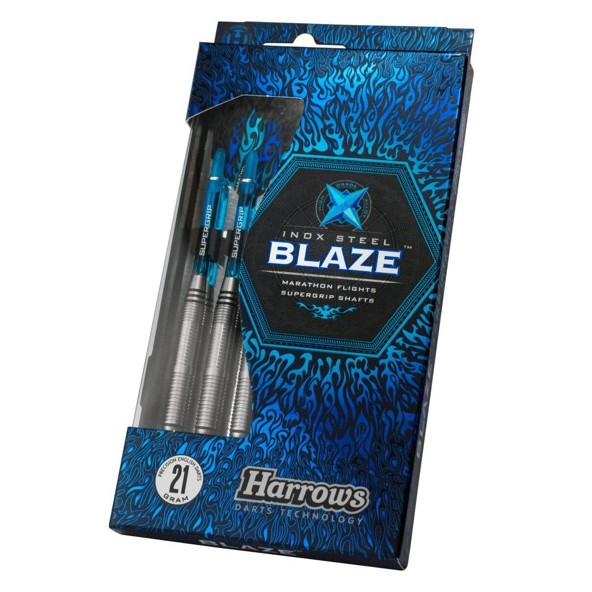 Blaze Steel Darts (Pack of 3) (Silver/Black) 1/3