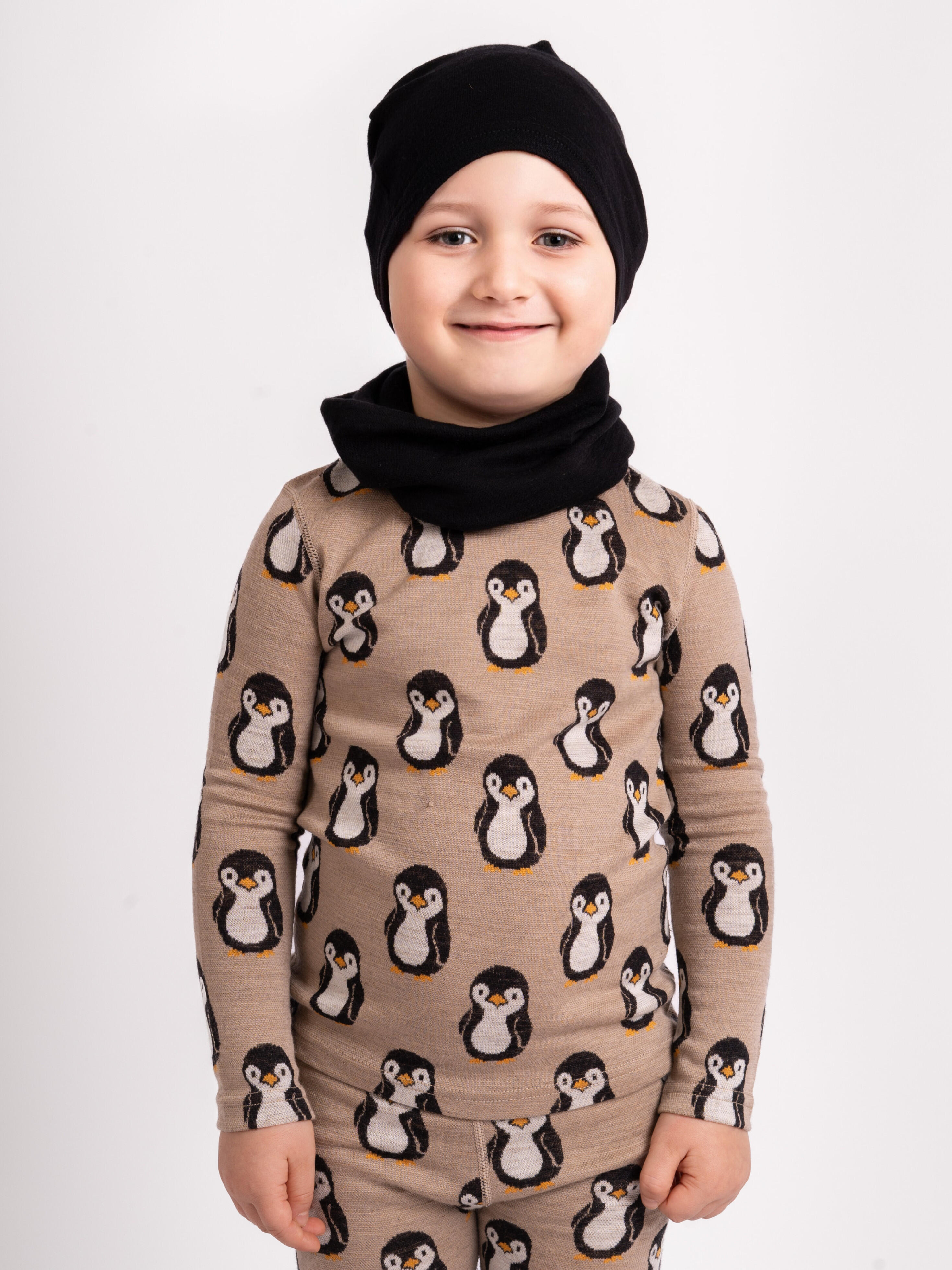 Dětský merino nákrčník Basic 3/4