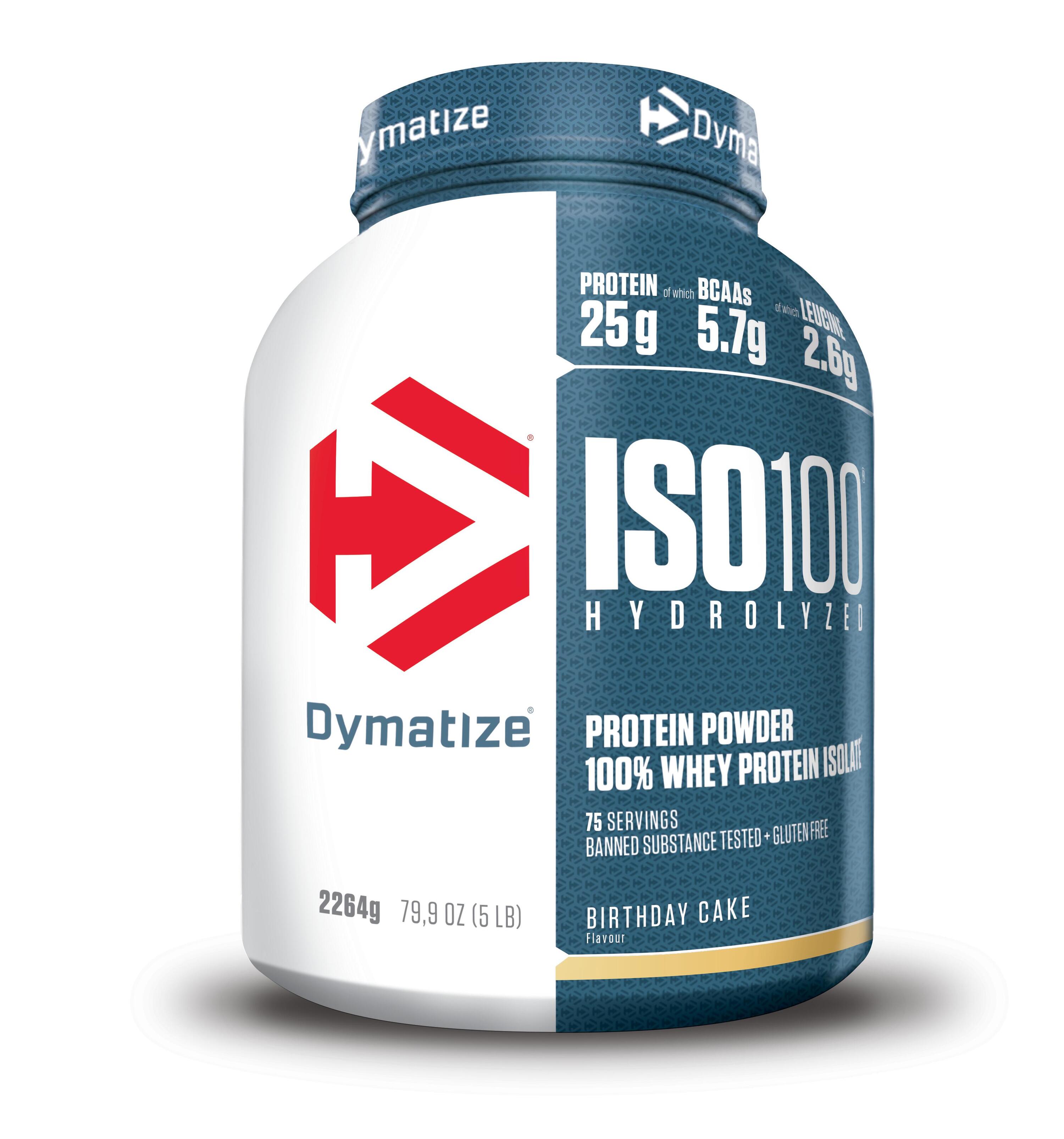 DYMATIZE Dymatize ISO 100 (2264g) Birthday Cake - Eiwitten - Wei-eiwit isolaat