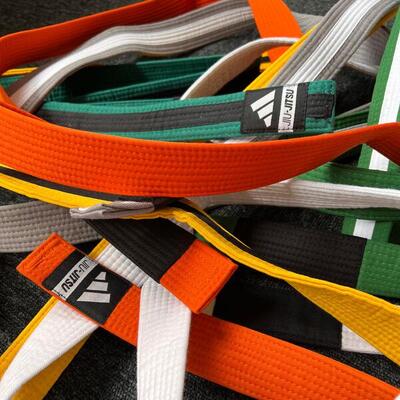 Cintura di jiu-jitsu brasiliano per bambini adidas