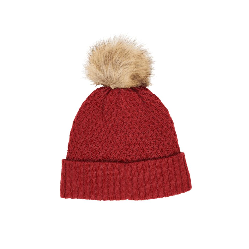 Chapéu com pompom de golfe para mulher Callaway, vermelho 2/3