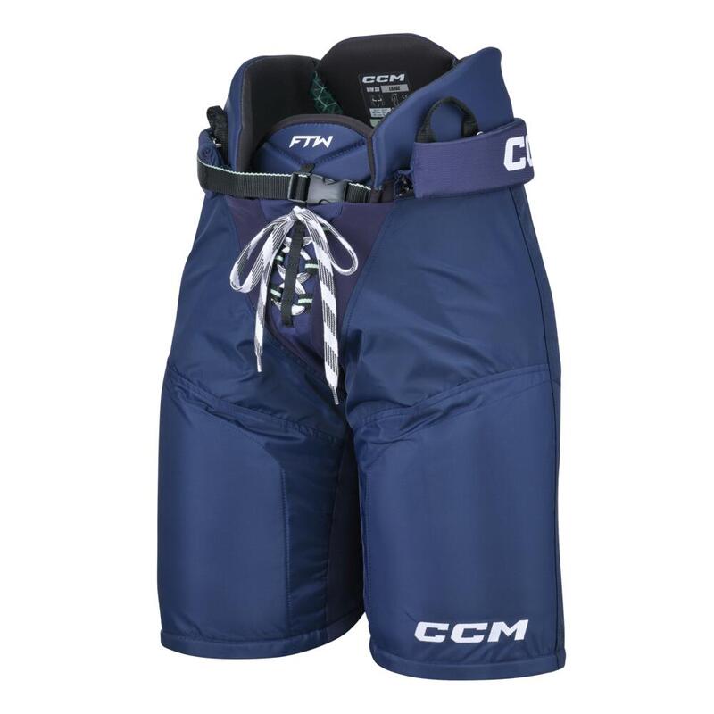 Pantalon de hockey sur glace bleu adultes CCM