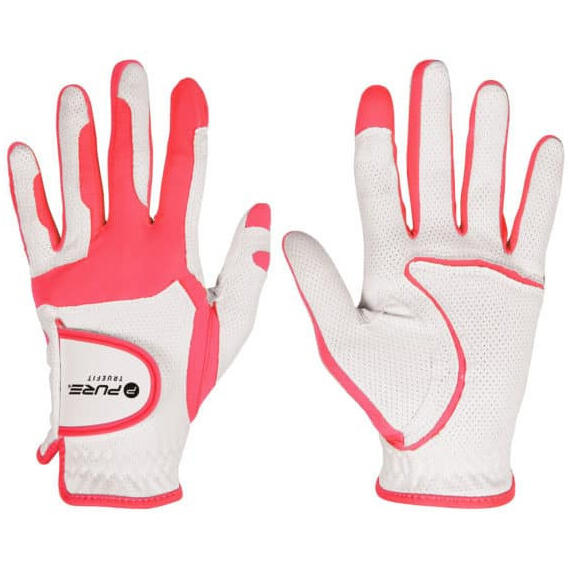 Pure2Improve True Fit Glove One Size LLH White/Pink 3/3