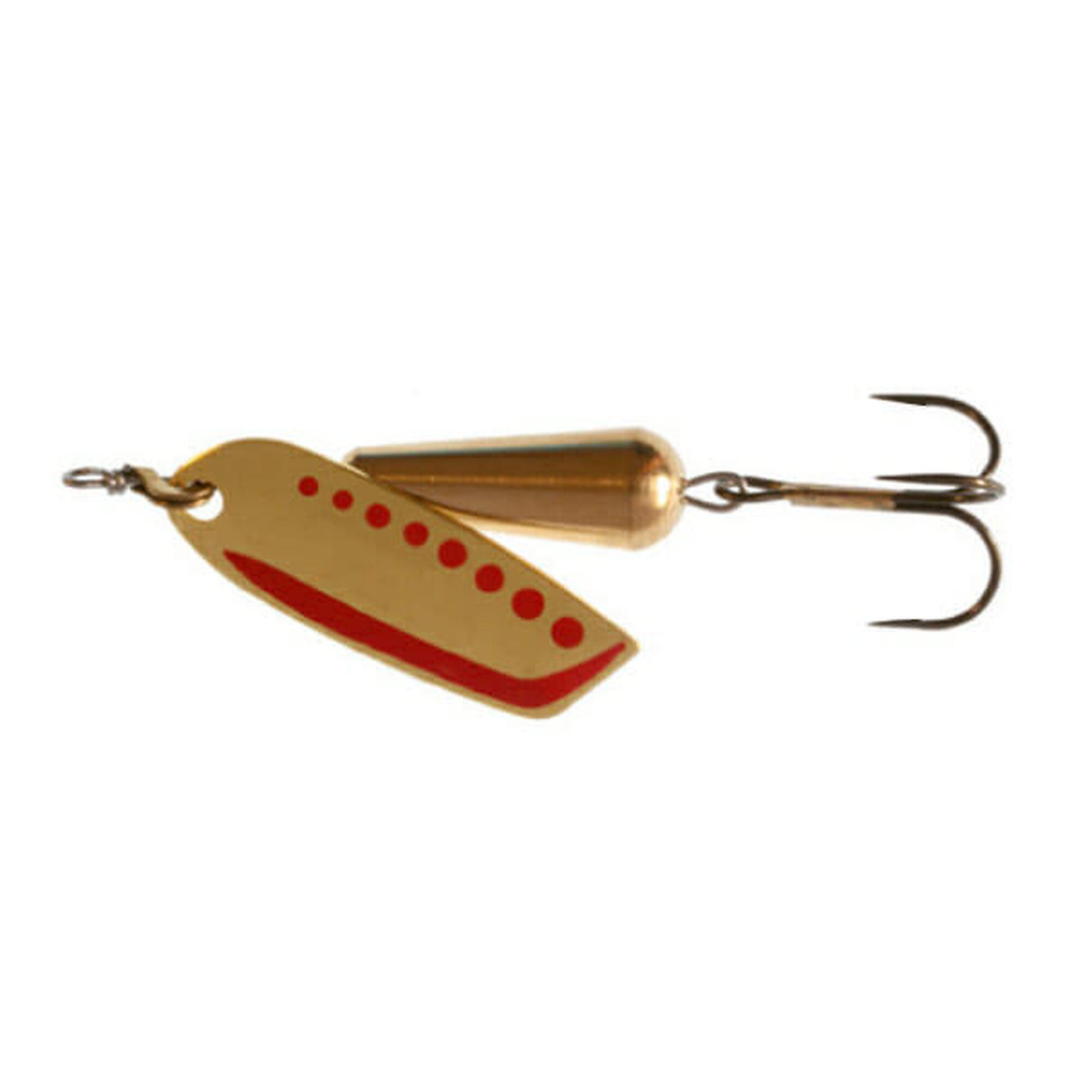 Cuiller - Cuiller - Stucki Brauen Original 3 (14gr) - without barb - brass/red