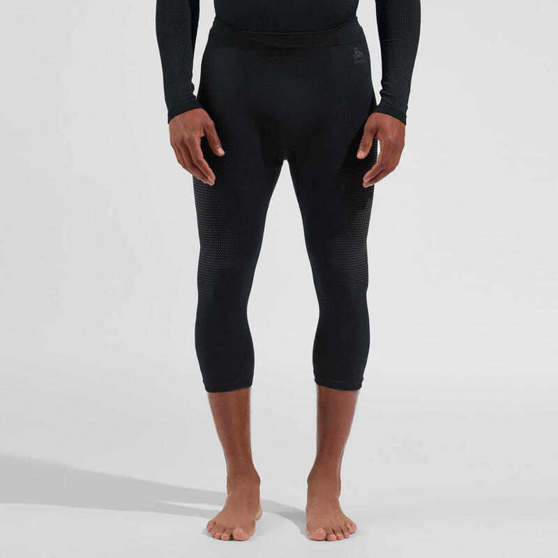 ODLO Driekwarts Broek Performance Warm ECO Sportshort ZWART - NIEUW ODLO