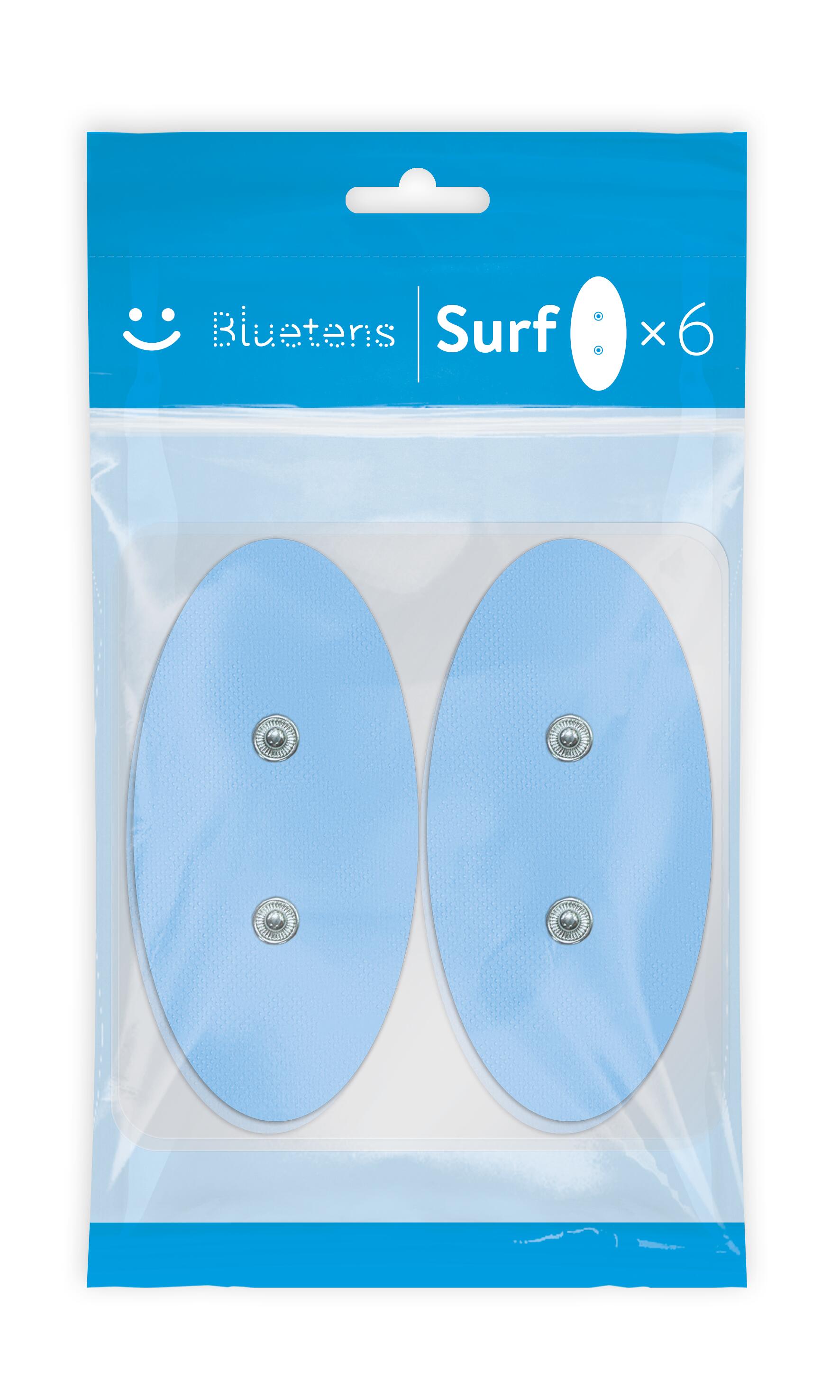 Pacote de 6 eléctrodos surf para o clip wireless