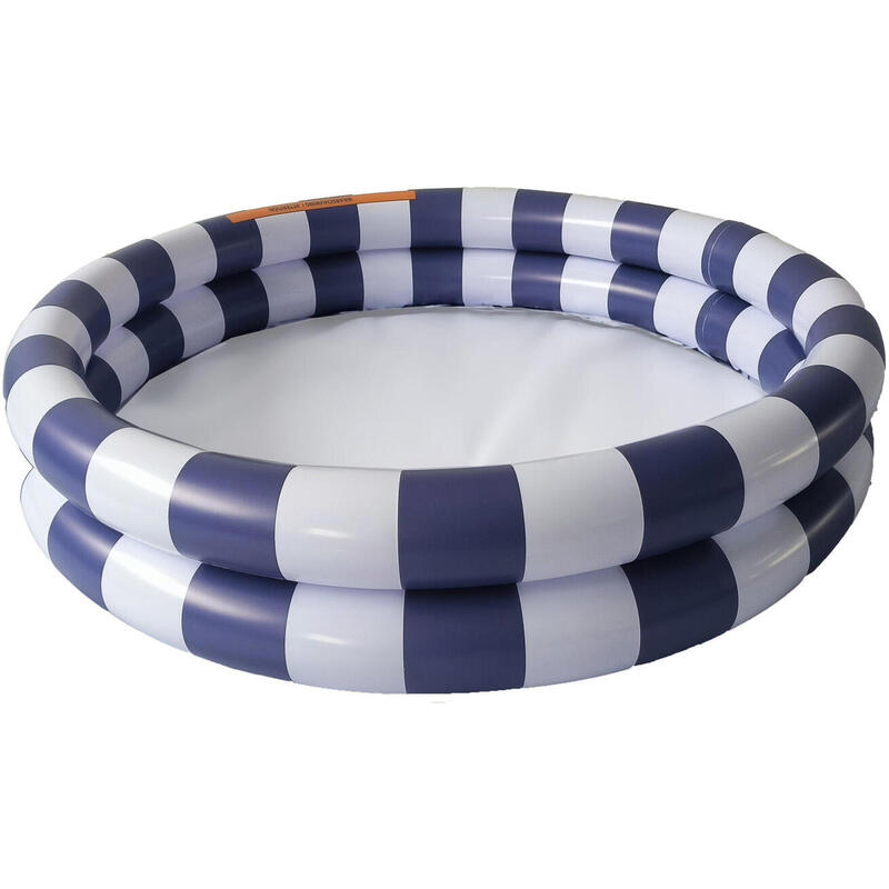 Schwimmen  Baby Pool 100cm  Blue White Stripes