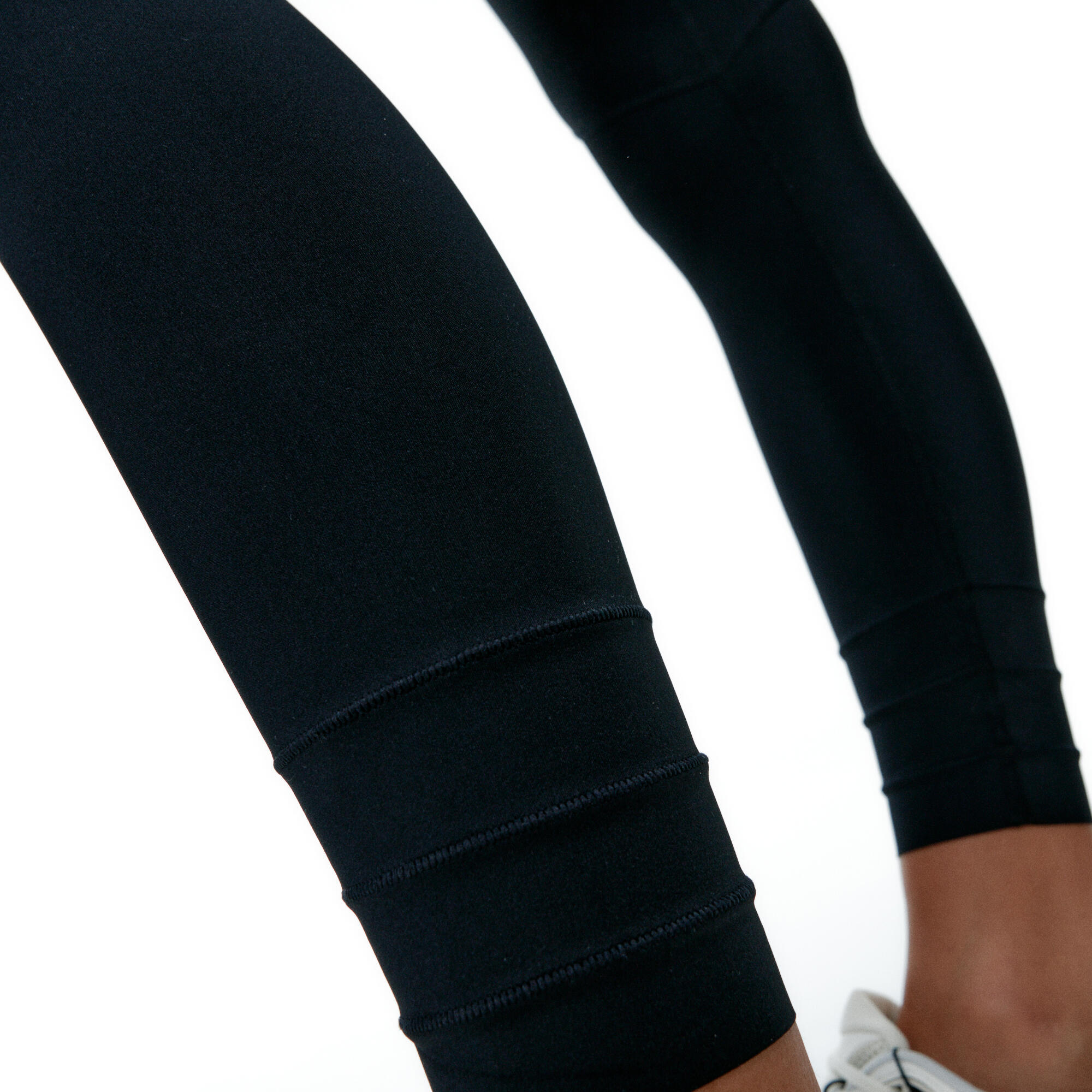 Conjunto sportivo Top+Legging Taijitu&Diardi Bicolore da donna Black Limba 6/7
