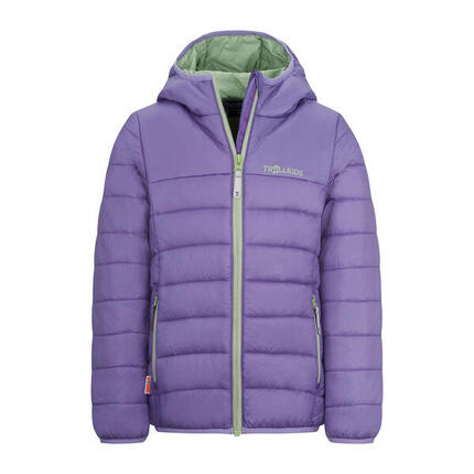 Mädchen Steppjacke Eikefjord Lila/Pistaziengrün