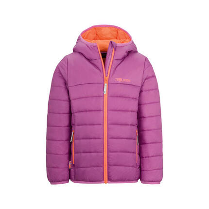 Mädchen Steppjacke Eikefjord Malvenpink/Papayaorange