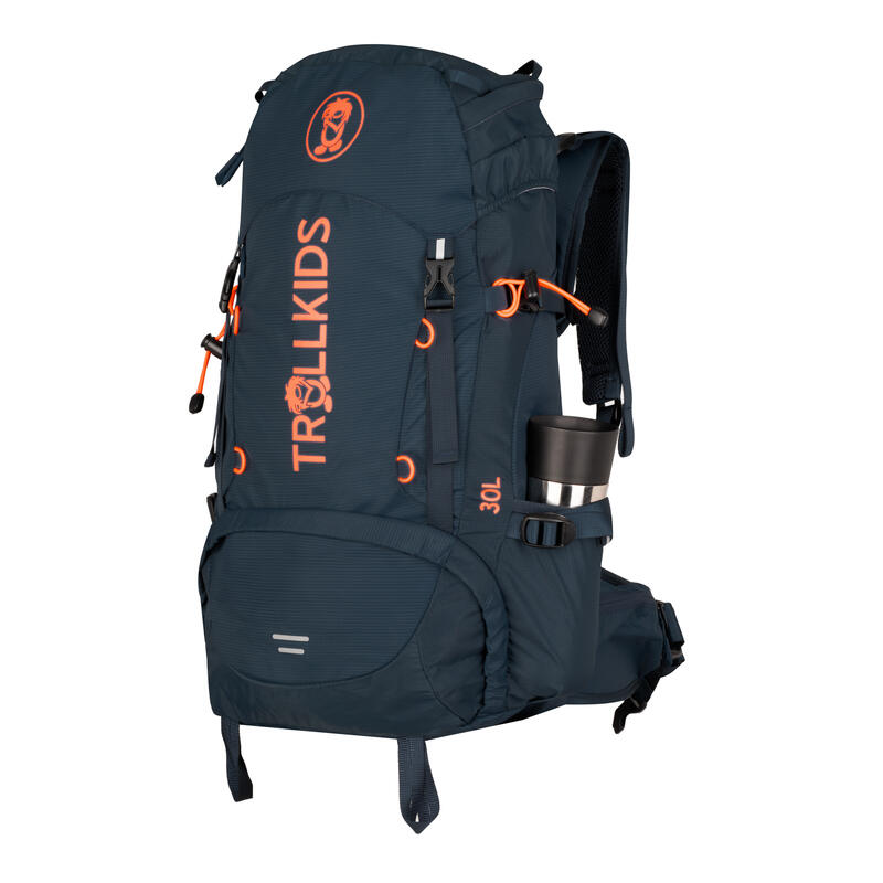 Sac à dos enfant Trolltunga bleu foncé/orange