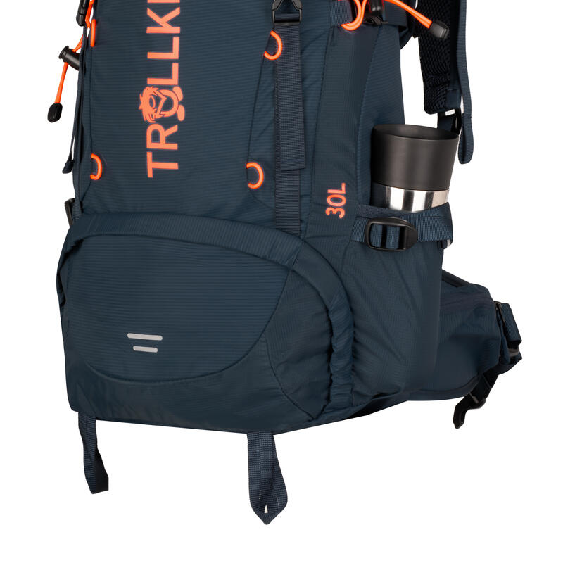 Sac à dos enfant Trolltunga bleu foncé/orange